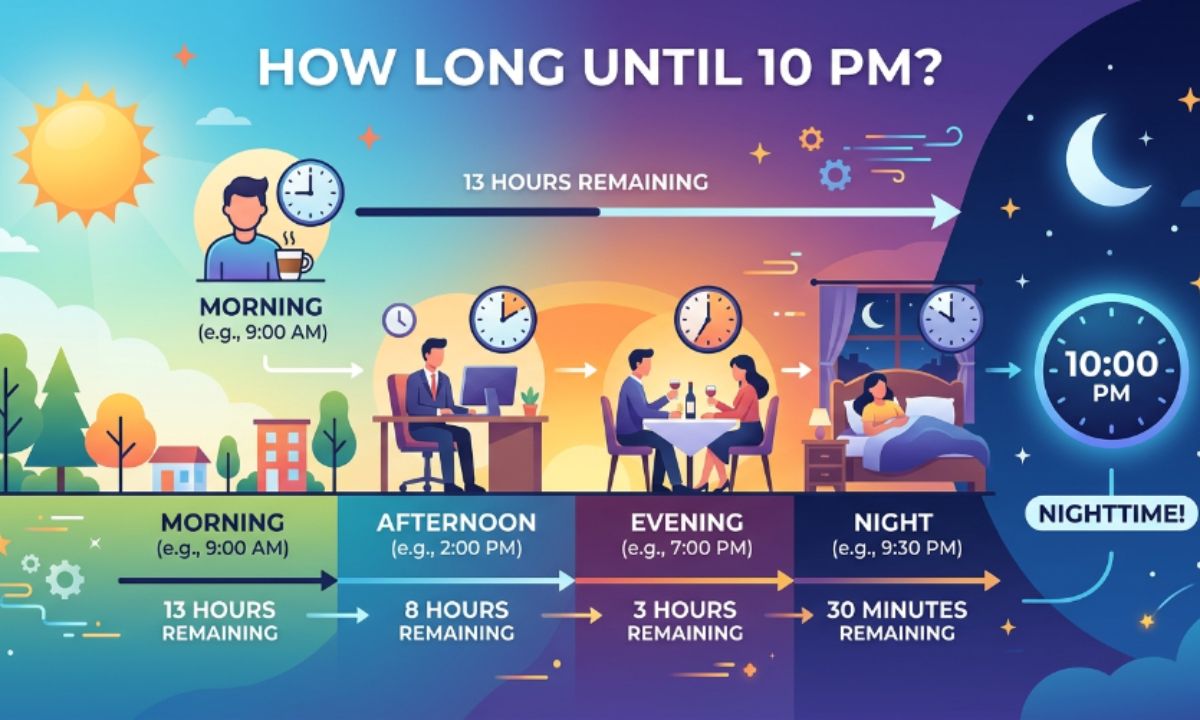 How Long Until 10 PM Full Countdown Guide With Examples