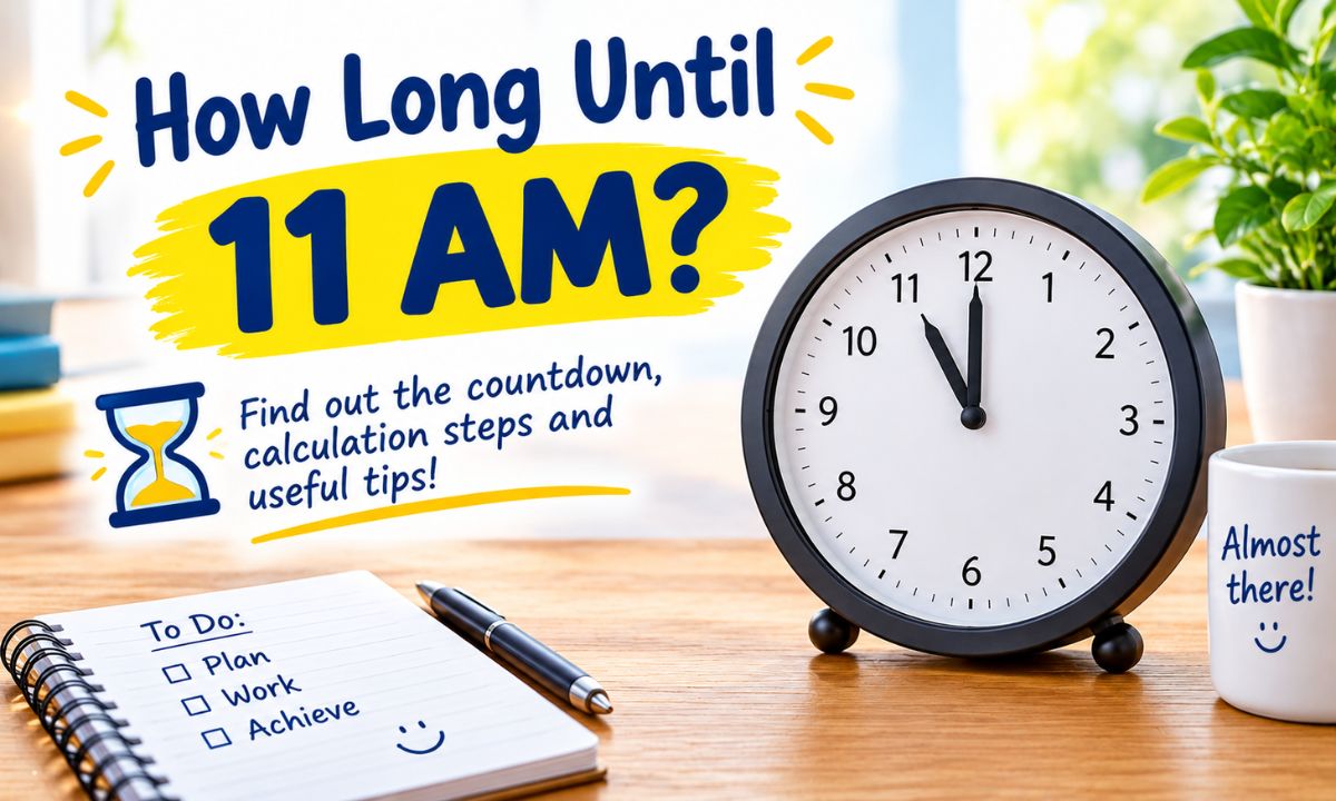 How Long Until 11 AM Quick Countdown Guide With Time Charts
