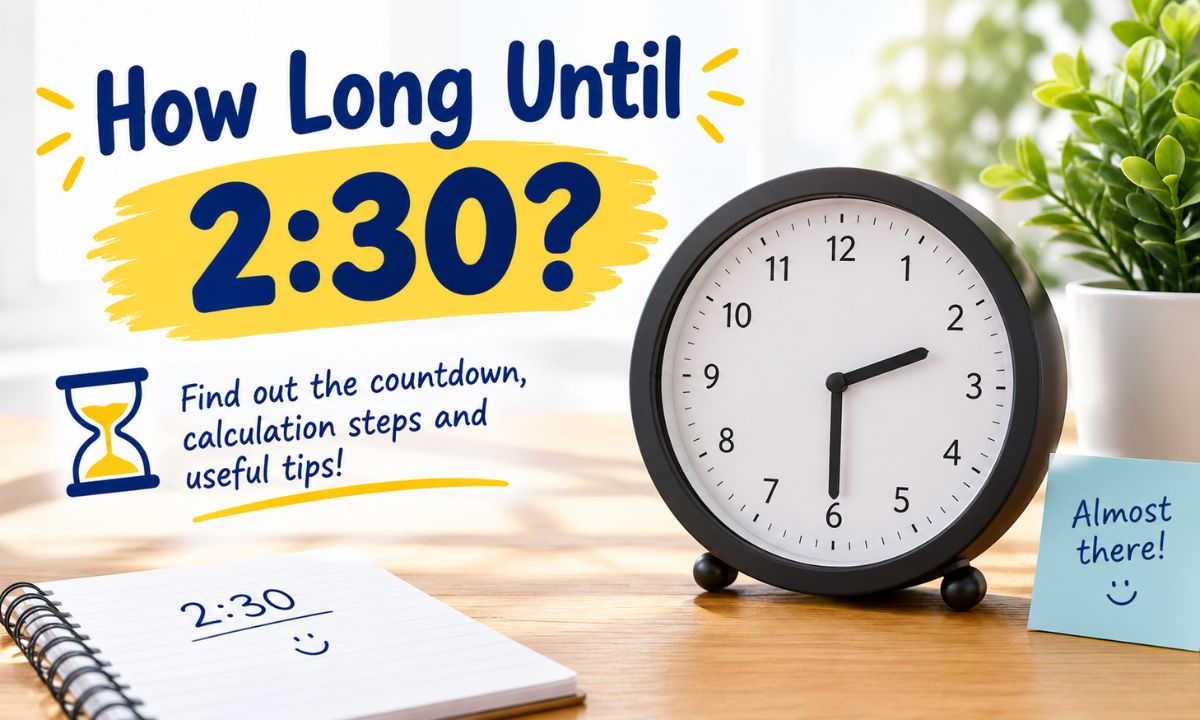 How Long Until 230 Quick Time Calculator and Full Guide