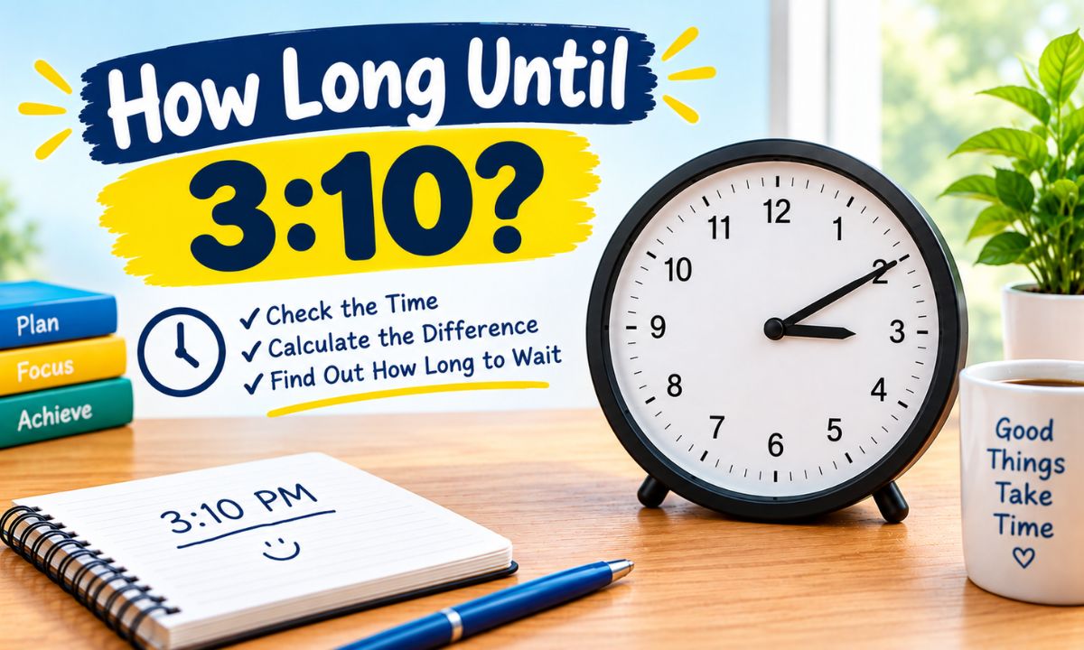 How Long Until 310 Instant Countdown, Formula, and Time Examples