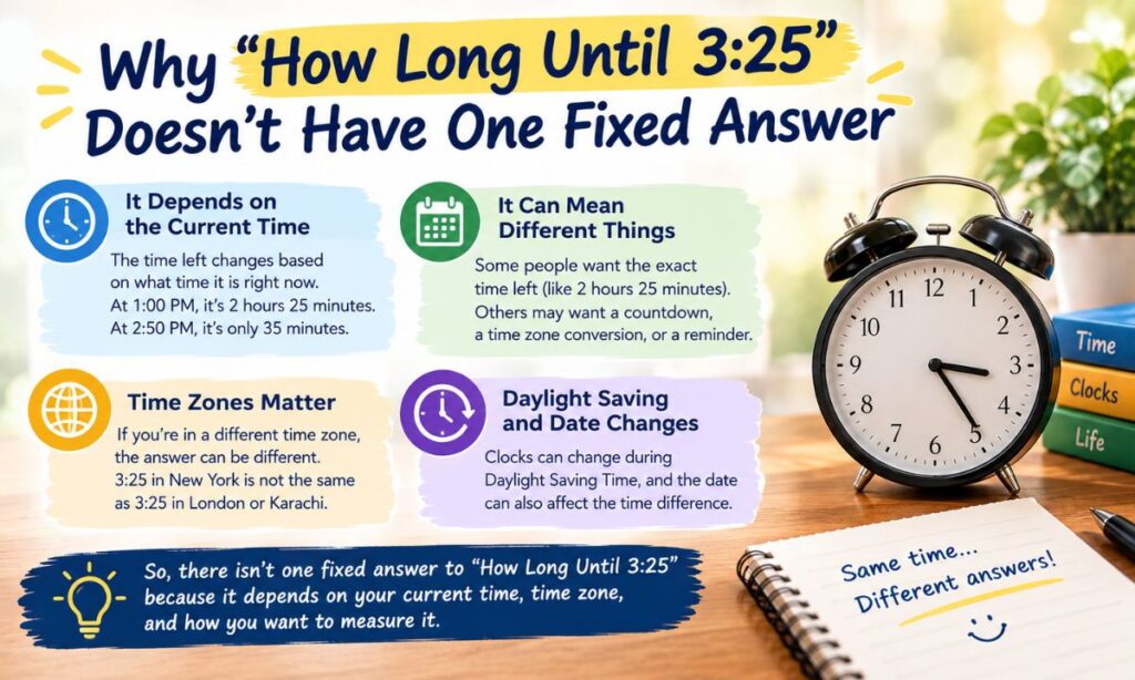 How Long Until 3:25" 