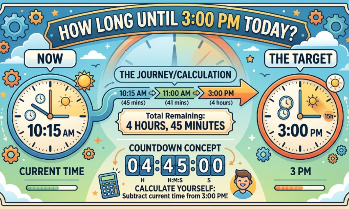 How Long Until 3PM A Simple Time Calculator Guide