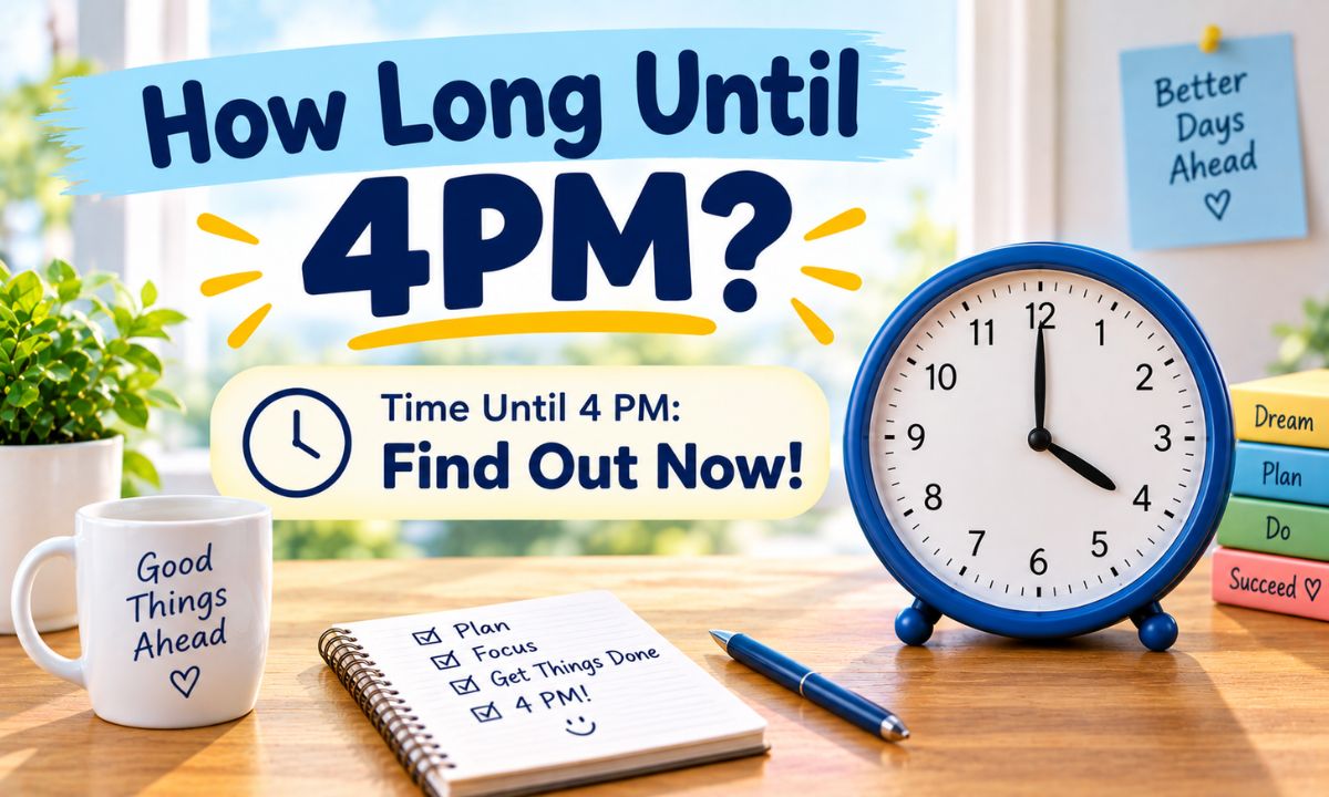 How Long Until 4PM Quick Time Calculator and Full Breakdown