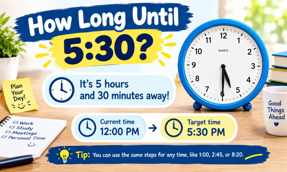 How Long Until 530 A Complete Time Calculation Guide