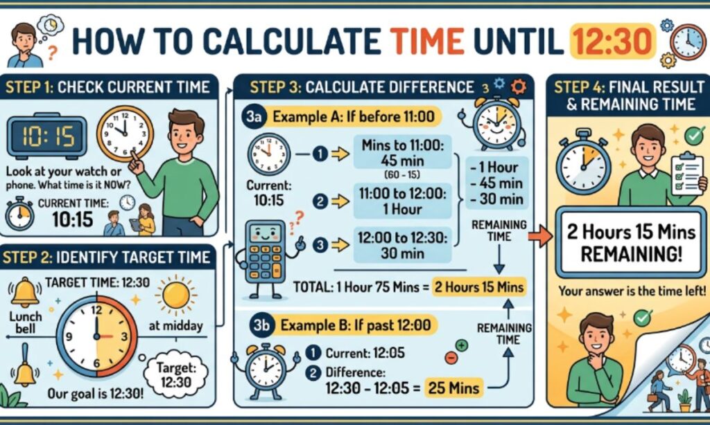 _How to Calculate Time Until 1230