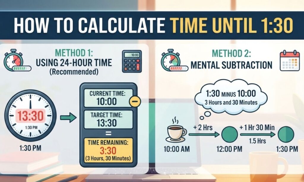 How to Calculate Time Until 130