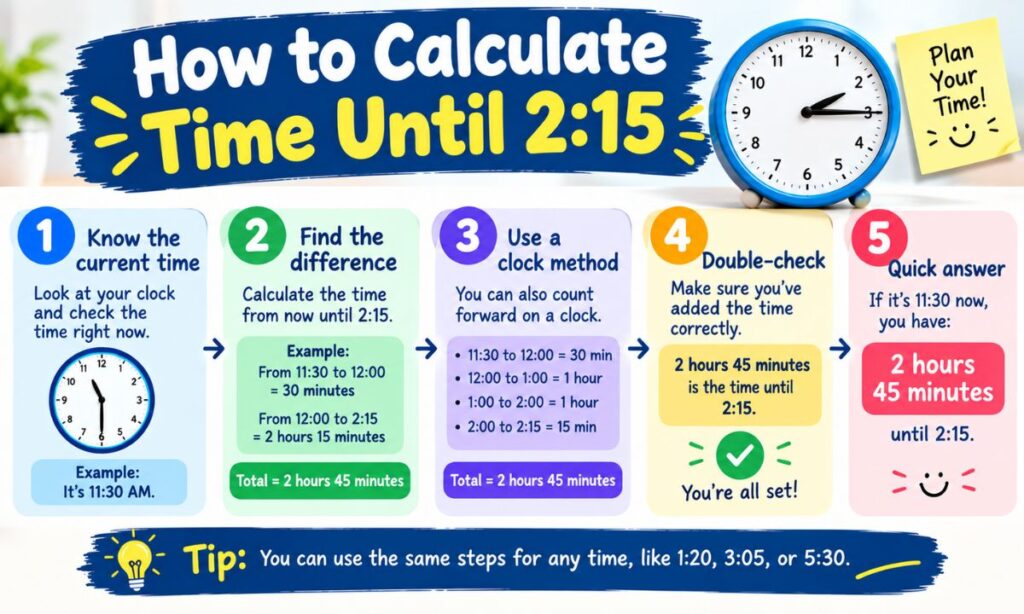 _How to Calculate Time Until 215
