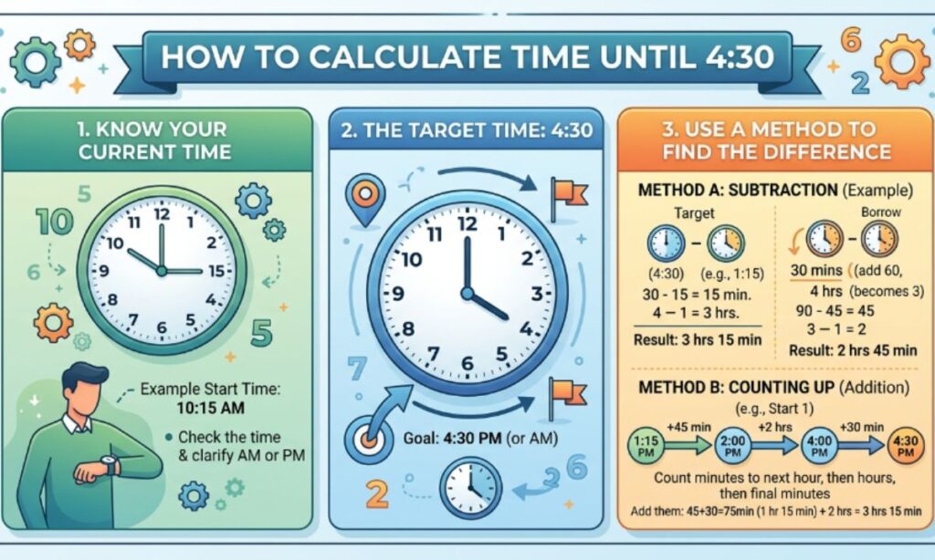 How to Calculate Time Until 430