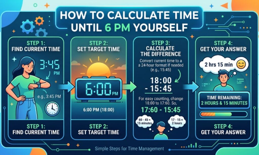 _How to Calculate Time Until 6 PM Yourself