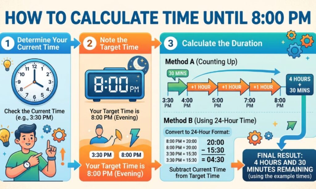 _How to Calculate Time Until 8PM