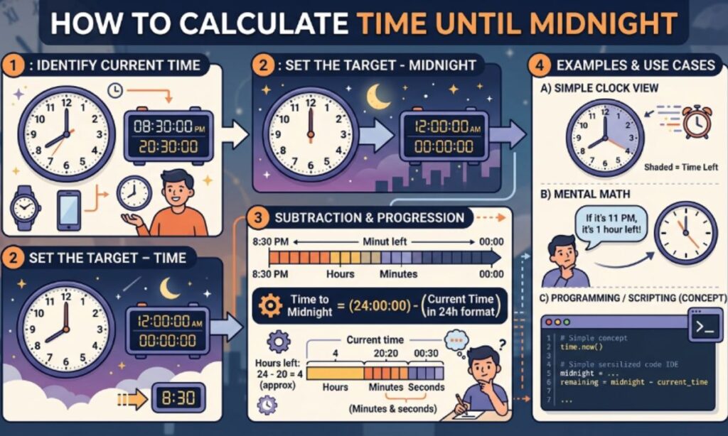 _ How to Calculate Time Until Midnight