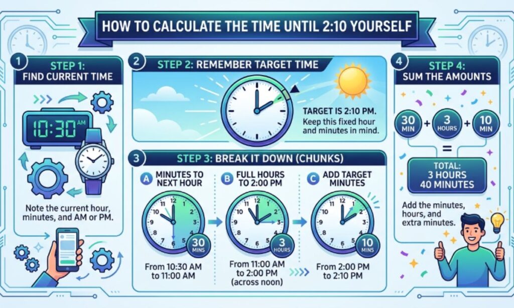 How to Calculate the Time Until 210 Yourself