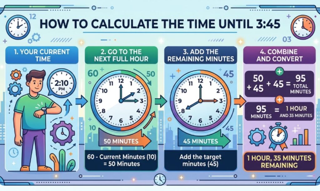 How to Calculate the Time Until 345