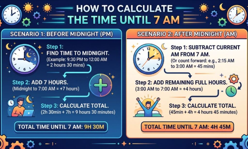 _How to Calculate the Time Until 7 AM